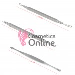 Instrument pentru tratamente cosmetice - CIS035, set 7 bucati + borseta